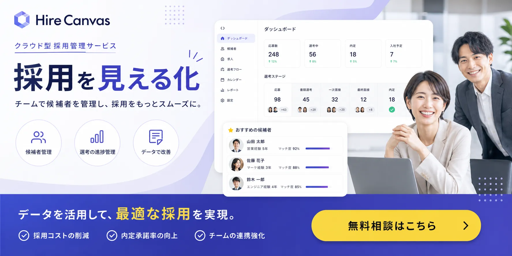 採用管理サービス バナー